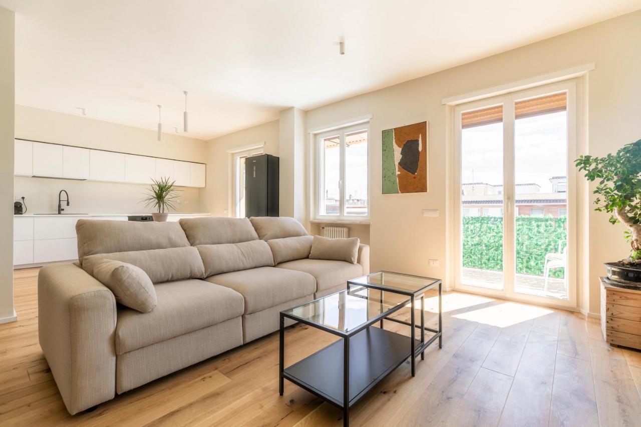 La Dolce Vita - Sunny Penthouse Trastevere Station 100Sqm Rom Exteriör bild