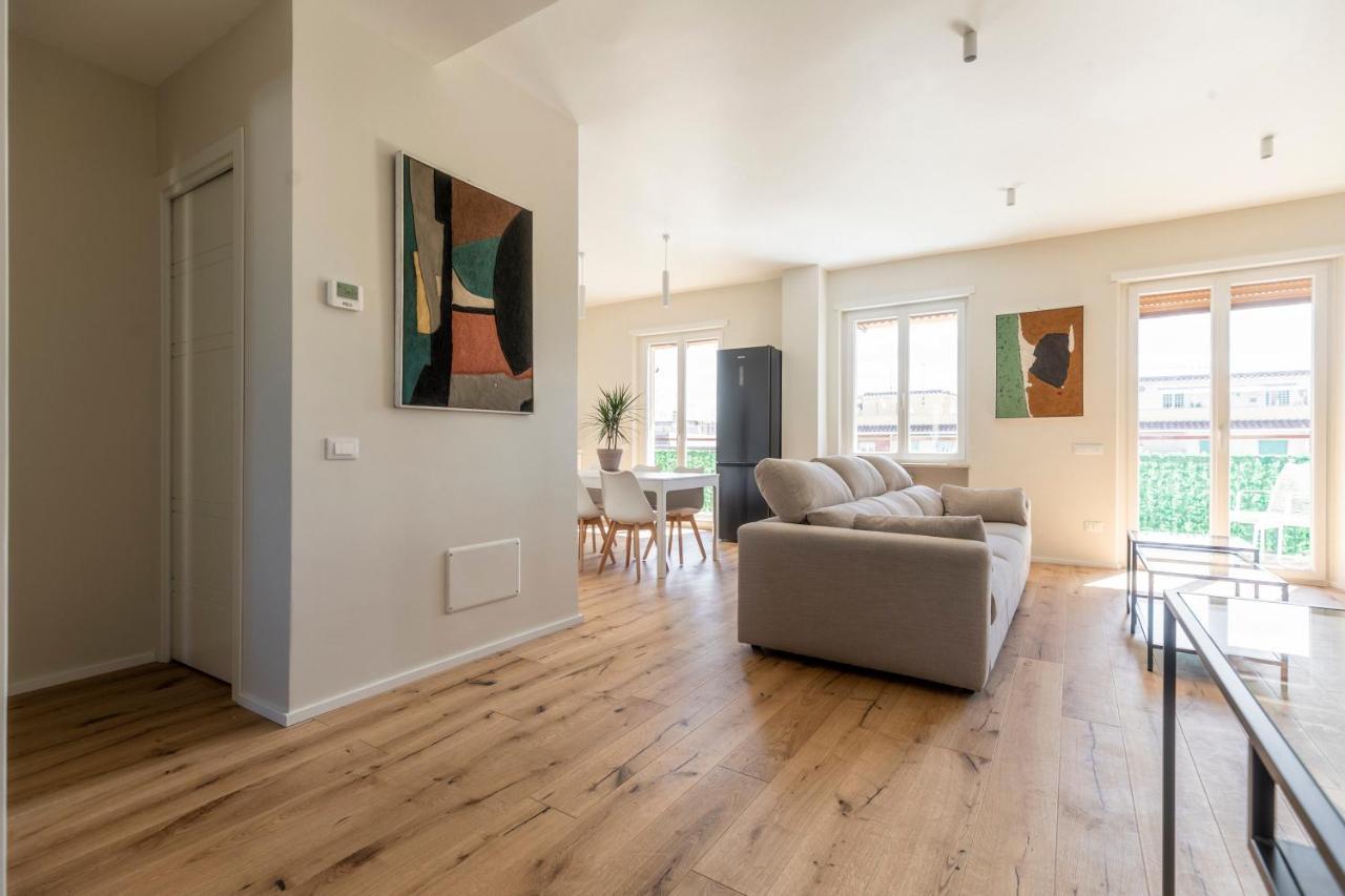 La Dolce Vita - Sunny Penthouse Trastevere Station 100Sqm Rom Exteriör bild