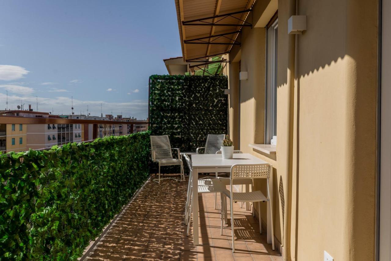 La Dolce Vita - Sunny Penthouse Trastevere Station 100Sqm Rom Exteriör bild
