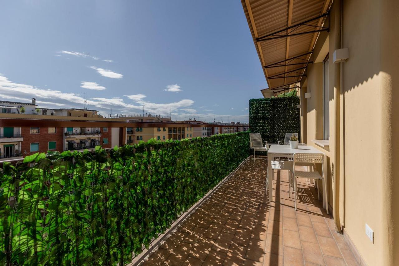 La Dolce Vita - Sunny Penthouse Trastevere Station 100Sqm Rom Exteriör bild