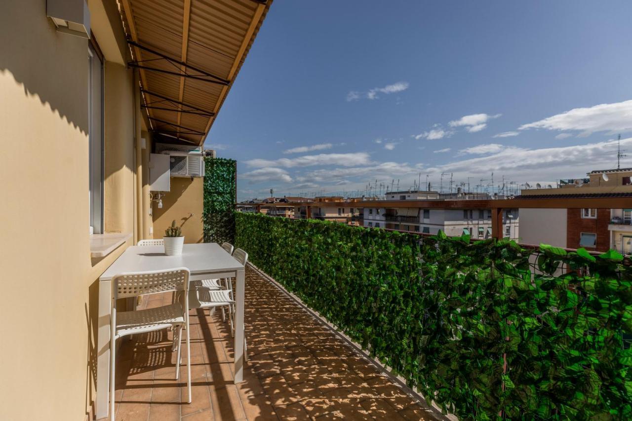 La Dolce Vita - Sunny Penthouse Trastevere Station 100Sqm Rom Exteriör bild